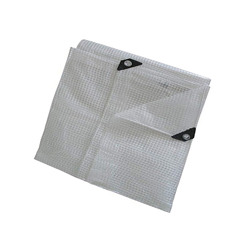 Heavy Duty Waterproof Clear Tarp Sheet 100gsm Reinforcing Mesh ...